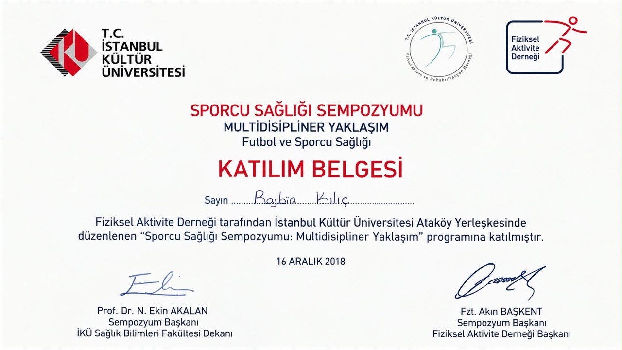 Sporcu Sağlığı Sempozyumu